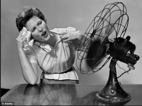 woman with a fan